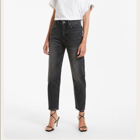 Ksubi Pointer Diablo Barrel Jeans Black Size 23 Womens Relaxed Denim Grunge - Picture 1 of 12